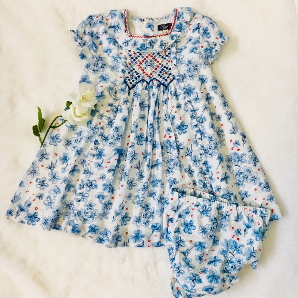 🌟HP💥🌟⭐️💥Tizzas  Hand Smocked Dress